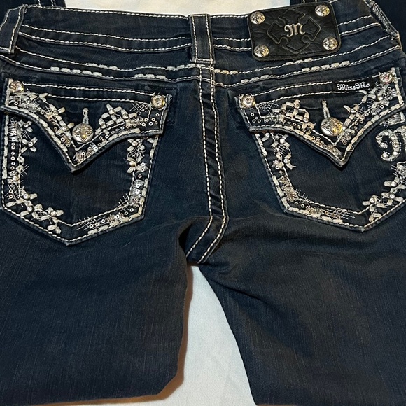 Girl's Miss Me for Buckle Signature Super Skinny Blue Jeans Size 25. Rise is 7” - Picture 1 of 5
